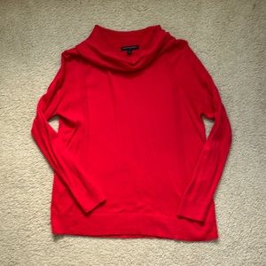 Banana Republic red cowl neck sweater. Size S.
